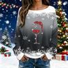 Christmas Sweatshirts For Women Knit Sweater Cute Shirt Fall Crewneck Pullover Tops