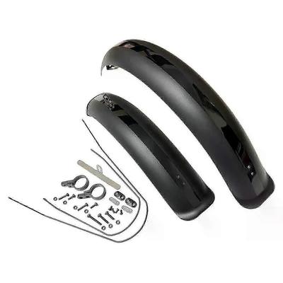 26/20 X40 Bike Fenders Fat Tire Mud Guards Fender Set Mudguards For BMX Folding Snow E-Bike Bicycle MTB Cycling Accessories Less