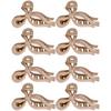 Solid Color Elastic Soft Silicone Hair Clip Fashionable and Elegant Shark Clip Hair Accessories
