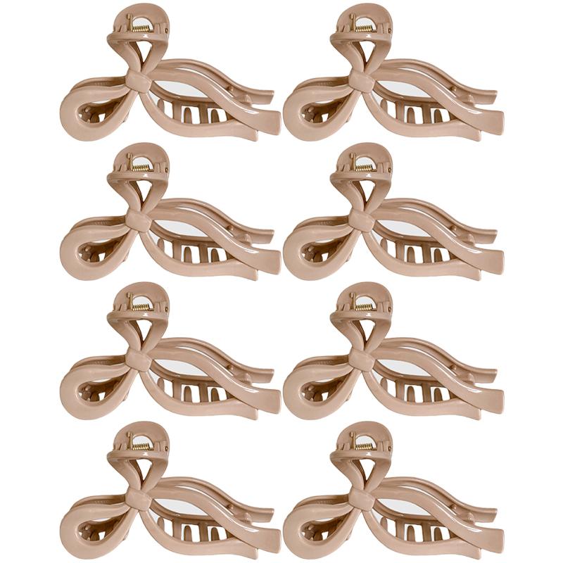 Solid Color Elastic Soft Silicone Hair Clip Fashionable and Elegant Shark Clip Hair Accessories