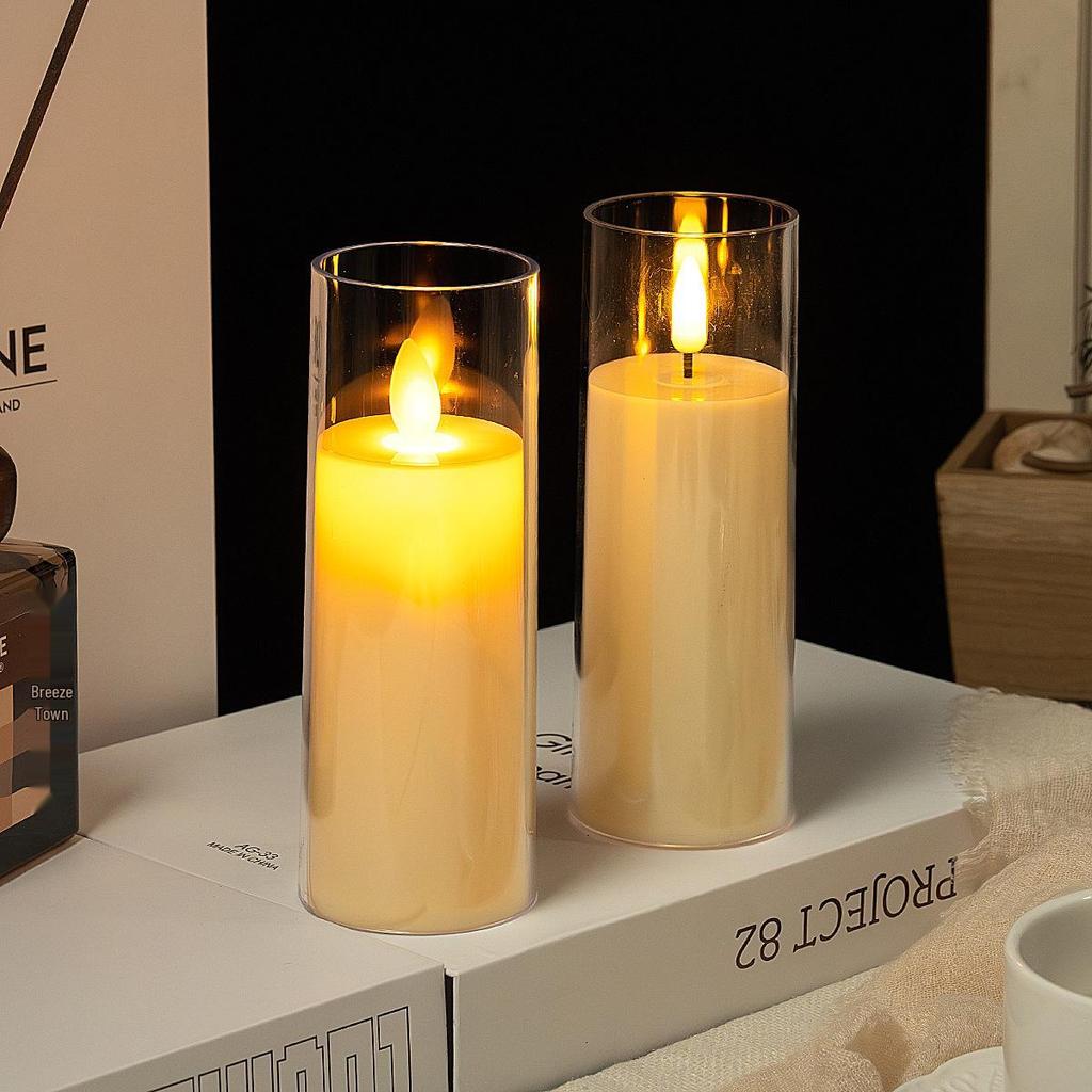 Remote Control LED Flickering Candle Cup for Weddings and Birthdays