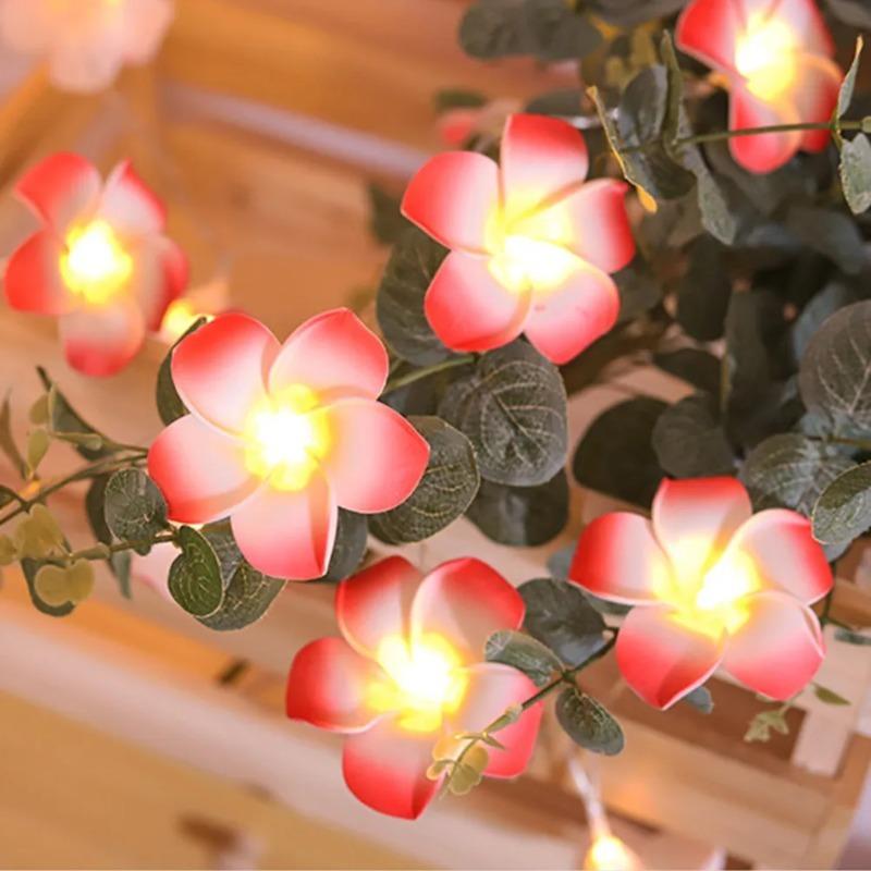 Flower Light String Battery Operated 1.5/3/6m 10/20/40leds Fairy Lights Decorative String Room Decor Lights for Bedroom Weddings Festivals