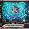 Wall Hanging Tapestry Custom NameSpy × Family Pattern Personalized Printed Fabric Wall Decor