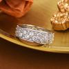 Luxury 925 Sterling Silver Ring - Full CZ Diamond, Sparkling High-End Jewelry | Ideal Gift for Women | Hot Sale 2026