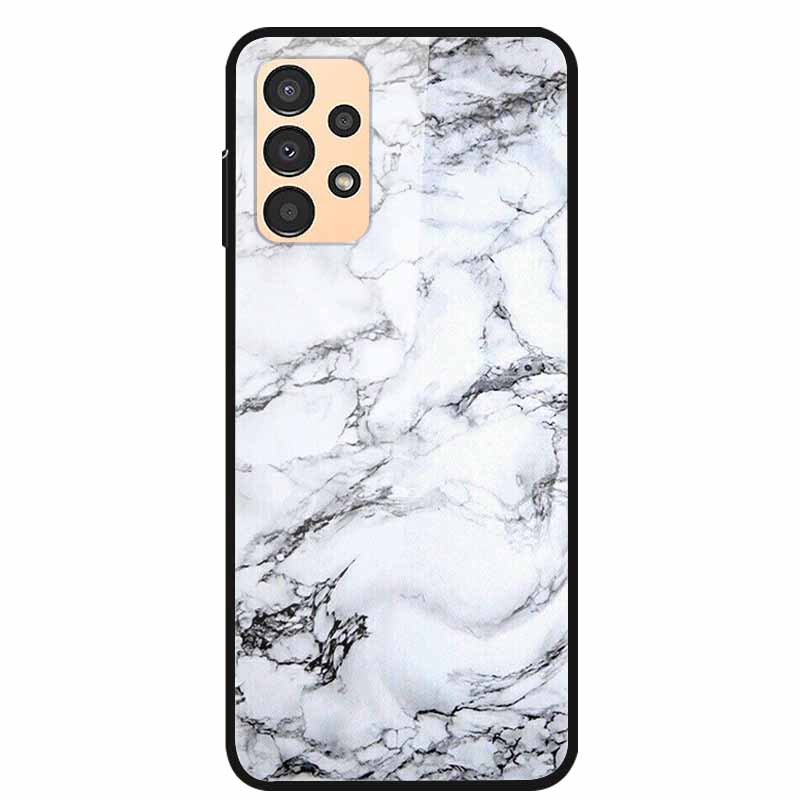 Funda para Samsung A53 5G 2022 Mármol Vidrio Templado Tapa Dura para Fundas de Teléfono Samsung Galaxy A33 A73 5G Protección Fundas