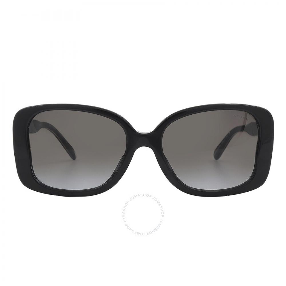 

Coach Grey Gradient Butterfly Ladies Sunglasses HC8334U 50023C 53