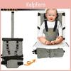 With Toddler Safety Booster Seat Buckle Adjustable Wear Resistant Foldable Dining Table High Chair Travel Booster Seat For Kids