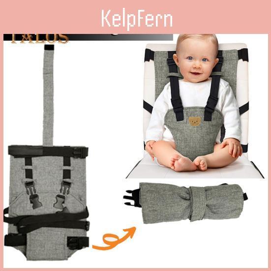 With Toddler Safety Booster Seat Buckle Adjustable Wear Resistant Foldable Dining Table High Chair Travel Booster Seat For Kids