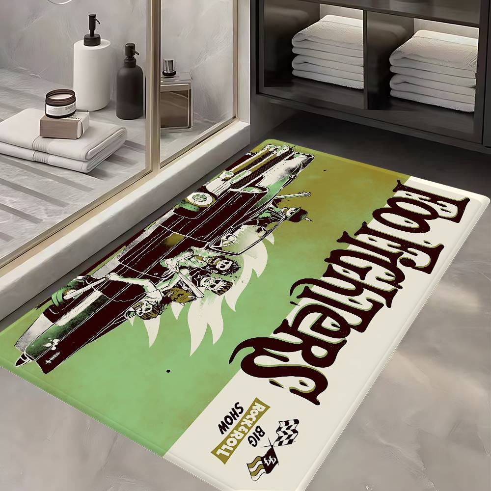 Klassische Rockband F-Foo F-Fighters Fußmatte Retro Mehrfachauswahl Wohnzimmer Küchenteppich Rutschfest Moderne Heimdekoration