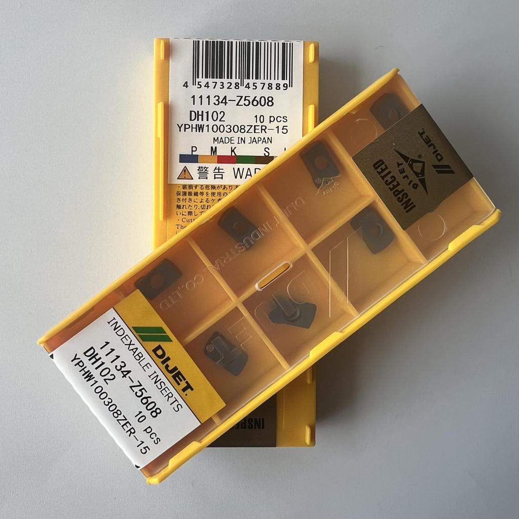 YPHW100308ZER-15 DH102 / Industrial indexable carbide inserts 10 Pcs