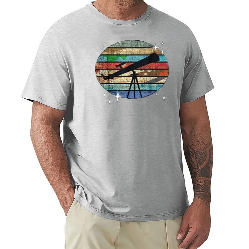 Planets of Solar System Telescope Astronomy Science Fan TShirt Unisex Clothing Tops Graphic T Shirts Camisas