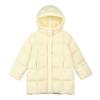 LUSONNORNOR Girls' Mid-length Hooded Down Jacket