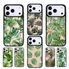 Green Monstera Leaf phone case cover Compatible with for IPhone 17air 16e 15 14 13 12 11Pro Max 17 Air