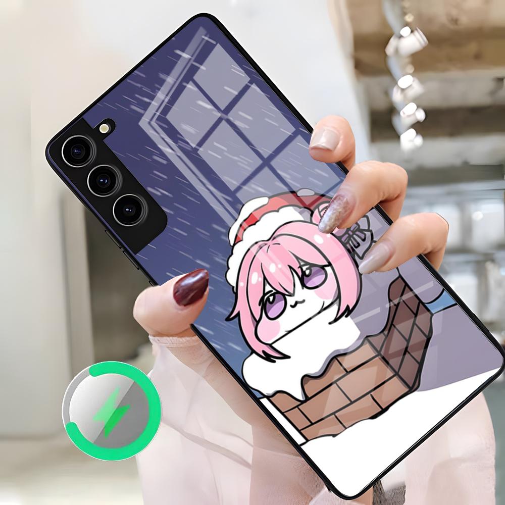 Game N-Nikke D-Doro Phone Case For Samsung S26 Ultra S25 Edge S23 S22 S21 S20 Ultra Plus S24 Fe A25 Magnetic Glass Cover