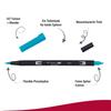 Tombow Graphic Marker Dual Brush Pen ABT 443 Water-Based AB-T443