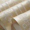 Luxuriöse Damast-Blumen-Tapetenrolle mit vertikalen Streifen Vliestapete Papel De Parede Europäischer Stil Tapeten für Wohnzimmer Schlafzimmer