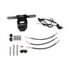 For ZONTES 703R 703RR Motorcycle License Plate Holder With Rear LED Turn Signal Tail Light Tidy Fender Eliminator