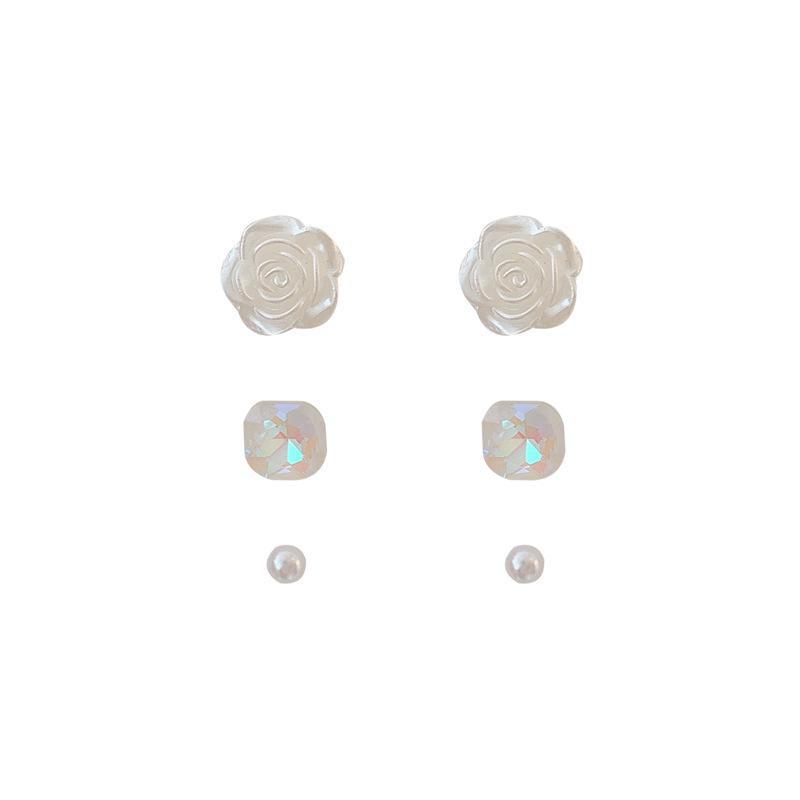 Elegant Fairy Flower Earrings Set 2025 - Trendy, Niche, Simple Design for Women