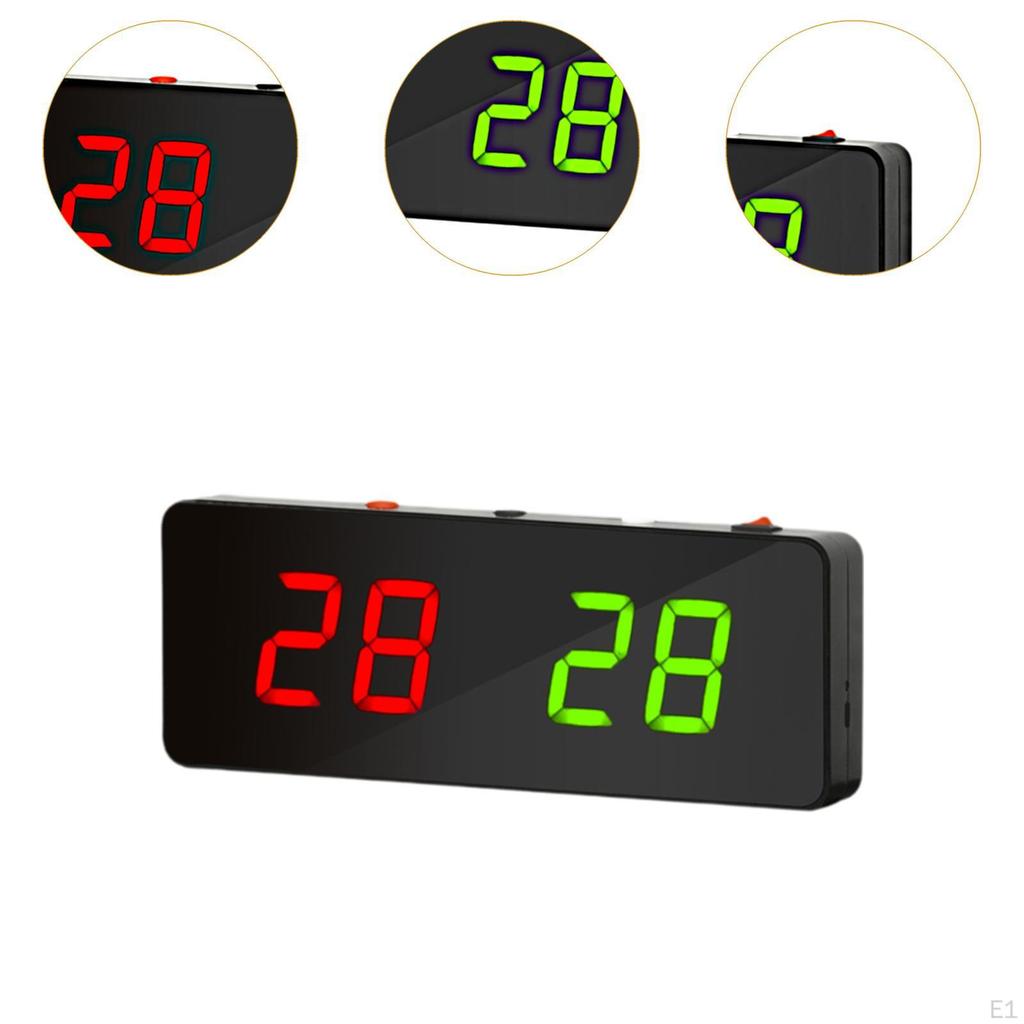 Tableau de score numérique électronique portable Chargement USB Polyvalent Professionnel pour Ping-pong Robuste