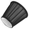 3PCS E14 ClipOn Cloth Lamp Shade Modern Fabric Lampshade Table Light Cover for Candle Chandelier(Black )