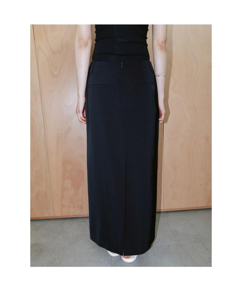 Diaepeocheo Soft Maxi H Line Skirt Black (Ta6727A035)