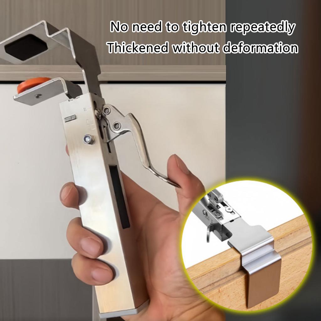 Adjustable Drawer Organizers Clamps Secure Grip Fixtures for Home and Office Use Sturdy Stainless Steel Materials