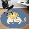 1pc Doggie Labcoat Office Round Area Rug, Under Office Chairs Bedroom Living Room Home Decor, Room Deco