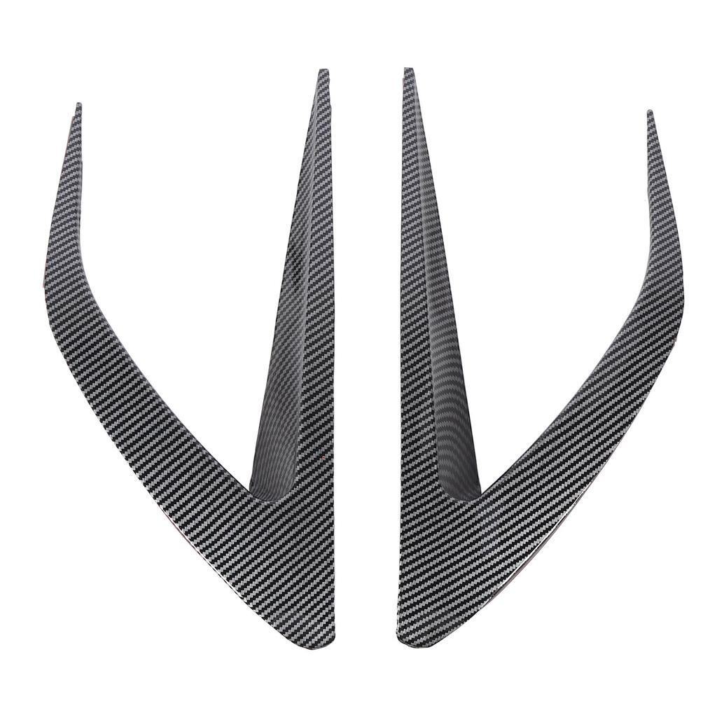 1 par auto främre luftventilssplitter Förbättrad aerodynamik Ökat marktryck Snyggt utseende Ersättning för MX 5 Miata ND