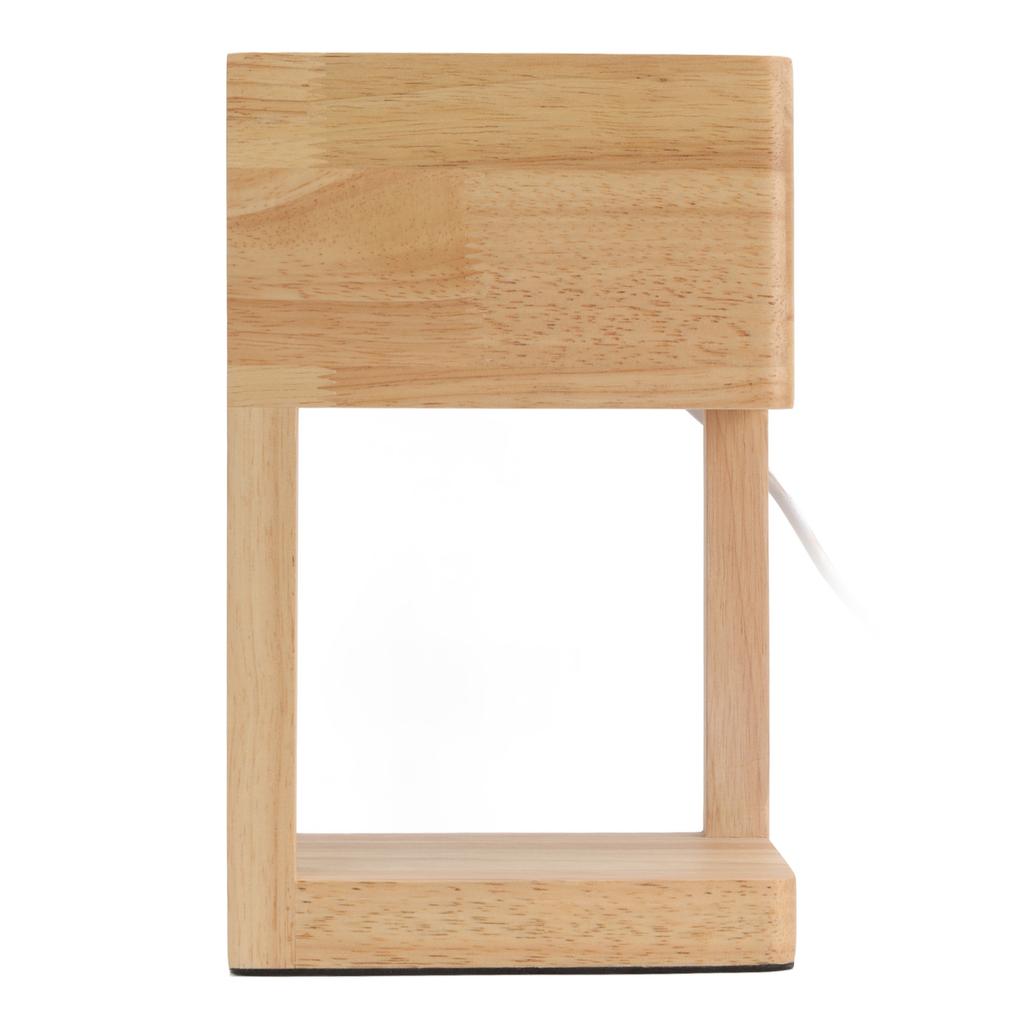 Wooden Candle Lamp Dimmable Candle Warmer Lamp   for Bedroom Bedside