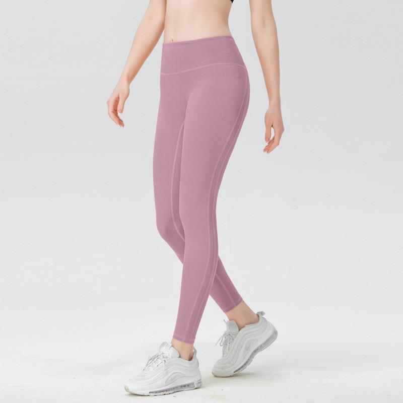 Women High Waist Dance Leggings No Front Seam Tummy Control Butt Lifting Stretchy Gym Yoga Pants