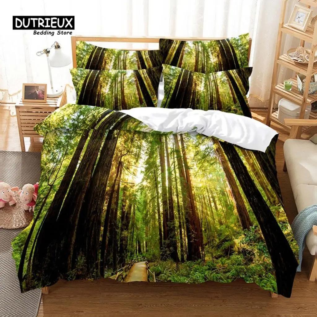 

Snow Tree Bedding Set, 3Pcs Duvet Cover Set, Soft Comfortable Breathable Duvet Cover, For Bedroom Guest Room Decor 70x133cm 2pcs