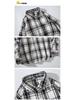 2025 Men's Plaid Woolen Shirt Jacket - Fashionable Loose-Fit Plus Size Autumn Casualwear