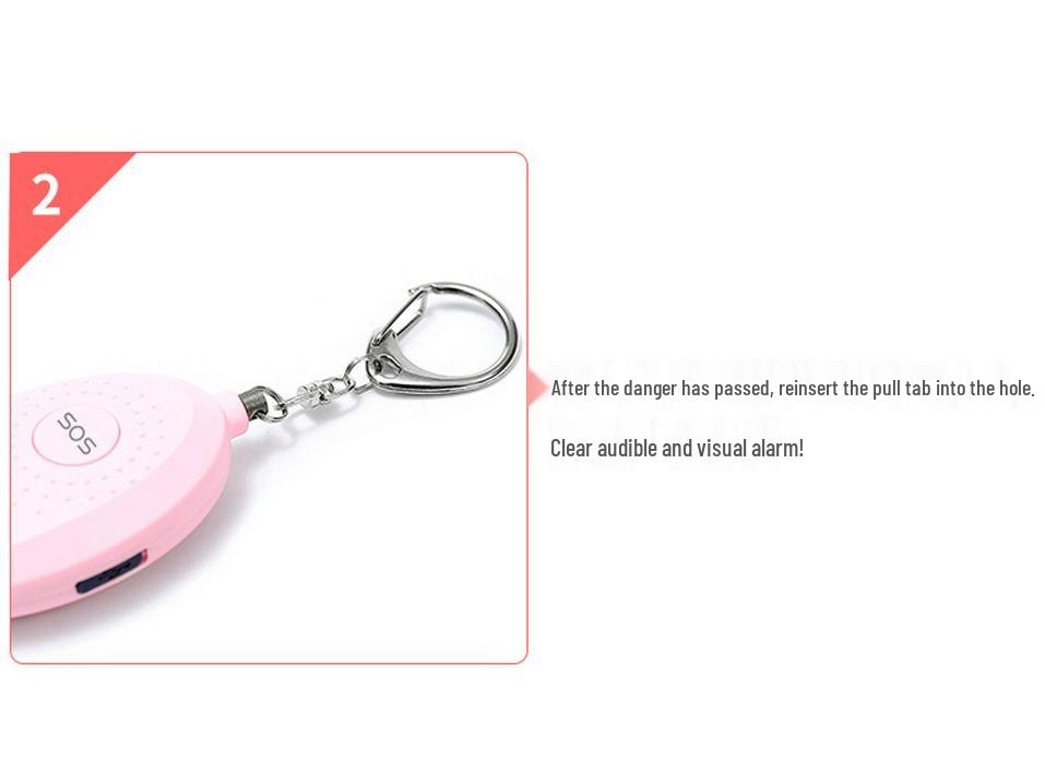 Personal Safety Alarm - 130dB, Double-Click Activation, Compact for Night Runs