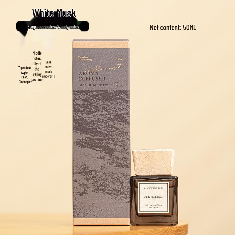 Flameless Rattan Aromatherapy Essential Oil Air Freshener for Home and Bathroom 50ml
