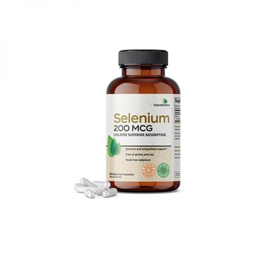 Futurebiotics Selenium 200 Microgram Amino Acid Complex, essential trace mineral with excellent absorption, non-GMO, 250 capsules, 1 pc (200 tablets)