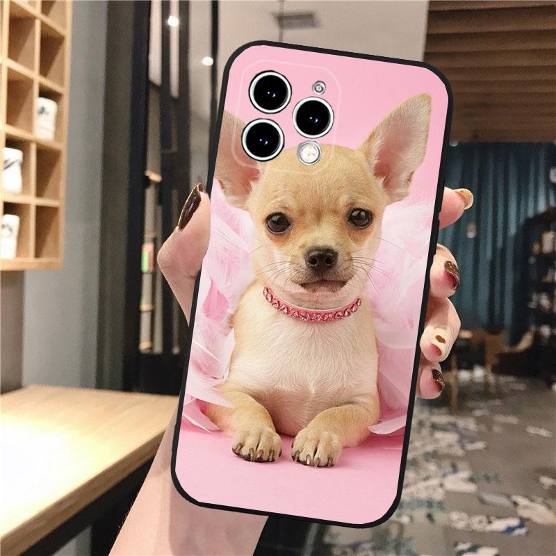 Chihuahua Puppy Dog Phone Case For iphone 15 14 Pro Max 13 12 11 Pro Max XSMax XR 12 13 mini 14 Plus Shell