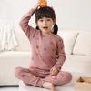 New Kids Boys Girls Autumn Cotton Pajamas Cute Cartoon Print Long Sleeve T-Shirt Tops + Pants Sets Baby Sleepwear Clothing