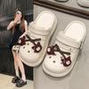 Fashion Commuter Hole Shoes Women's Summer Internet Celebrity Explosion Muffin Thick-soled Outer Bag Head Slippers