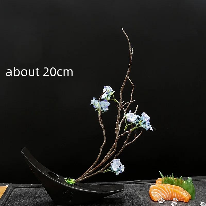 onigiri bento Sashimi Plate dish tray Decorative vase with flowers Sushi shop hotel Restaurant sea food decorations tree flower