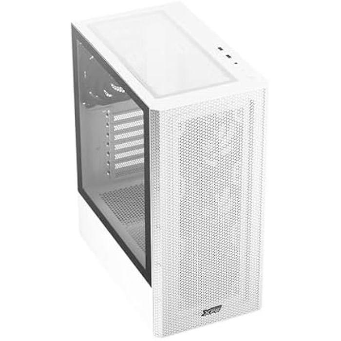 Boîtier Compact ATX Mid-Tower - XPG - Valor Mesh - 4 Ventilateurs 120 mm - Panneau en Mesh - Verre Trempé