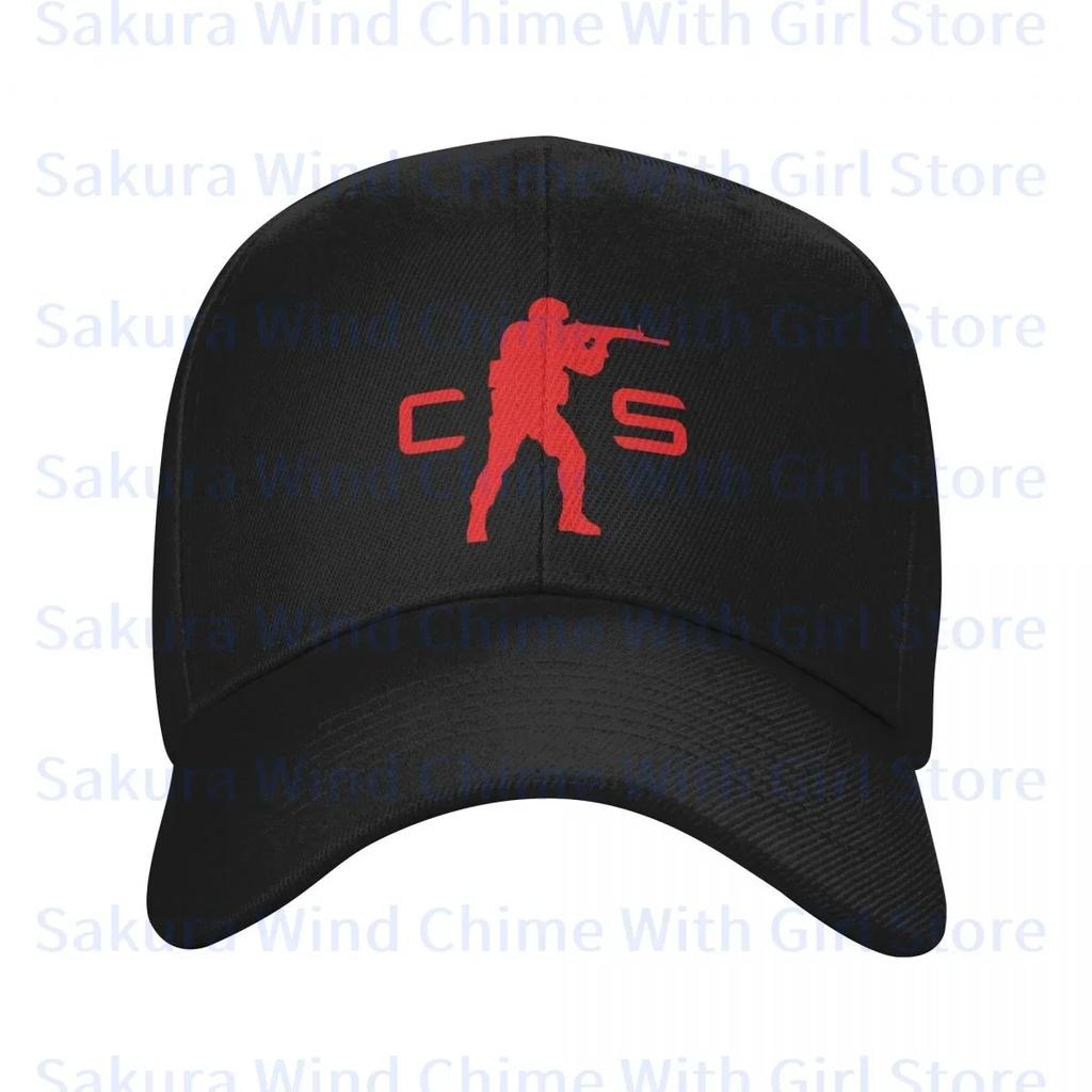 Fashion Counter-Strike 2 CS Baseball Cap for Unisex POLYESTER Hats Adjustable Hat Casual Truck driver Hat