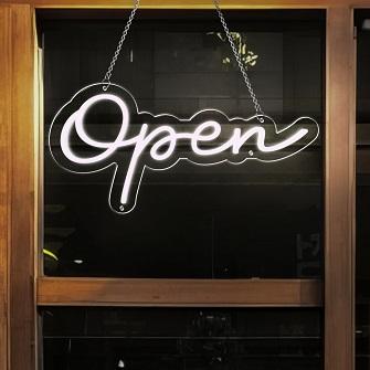 

Open Neon Sign LED Neon Light Sign for Business Storefront Window Glass Door Shop Store Florists Bar Salon Cafes Restaurant Pubs