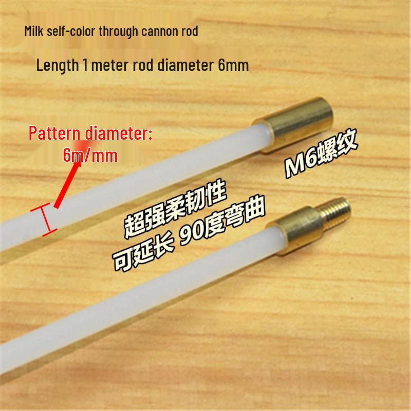 Nylon Condenser Tube Cleaning Brush with 6mm Thread