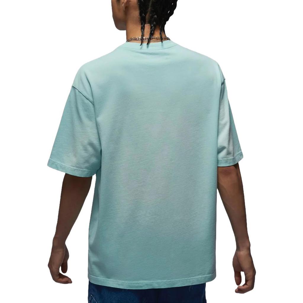 Nike T Shirts Men's Turquoise Crew Neck Moderate FZ1915-368