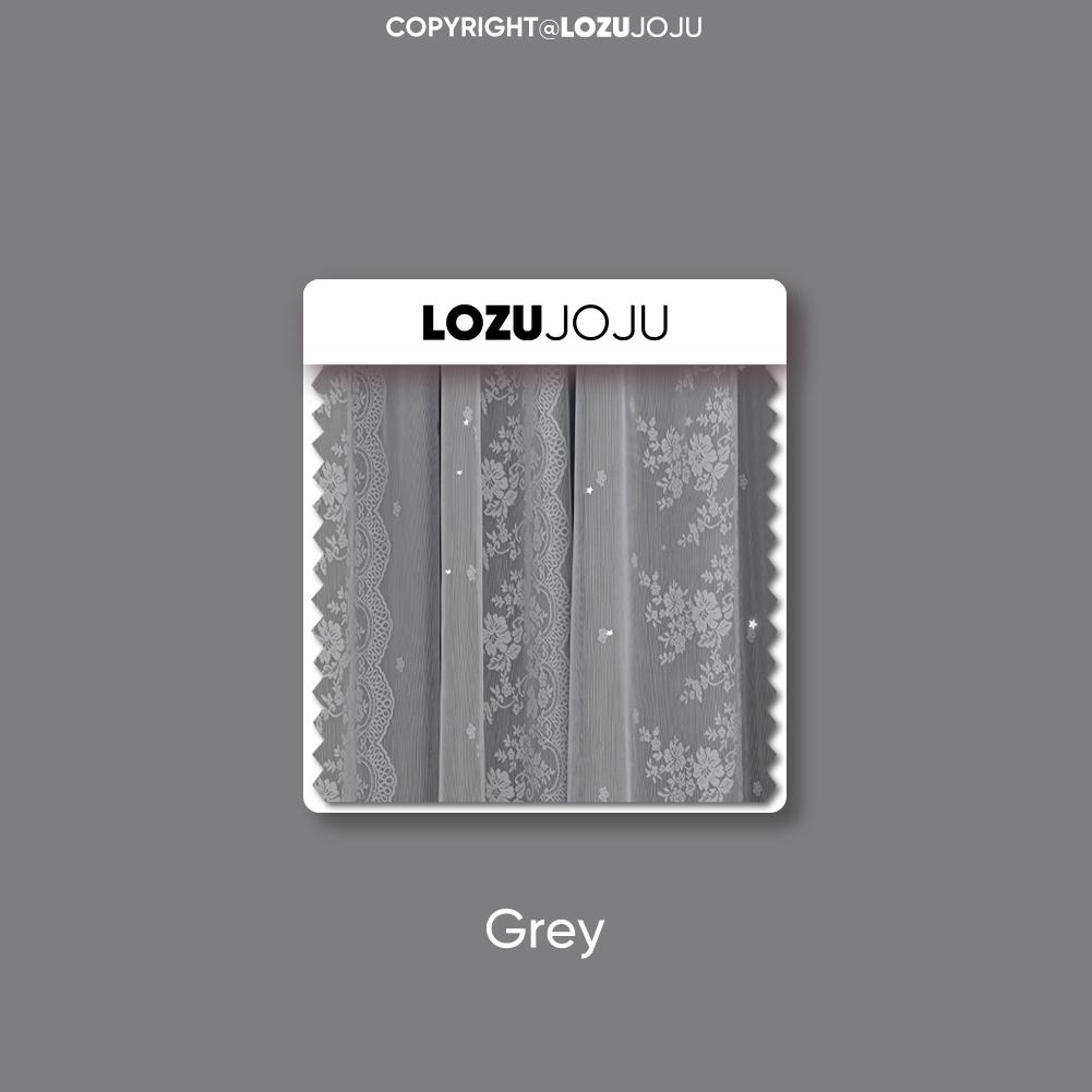 A Set of LOZUJOJU Hollow Star Blackout Curtain and Lace Sheer Curtains Integrated Gauze Curtain and Curtain for Living Room Bedroom Home Decor