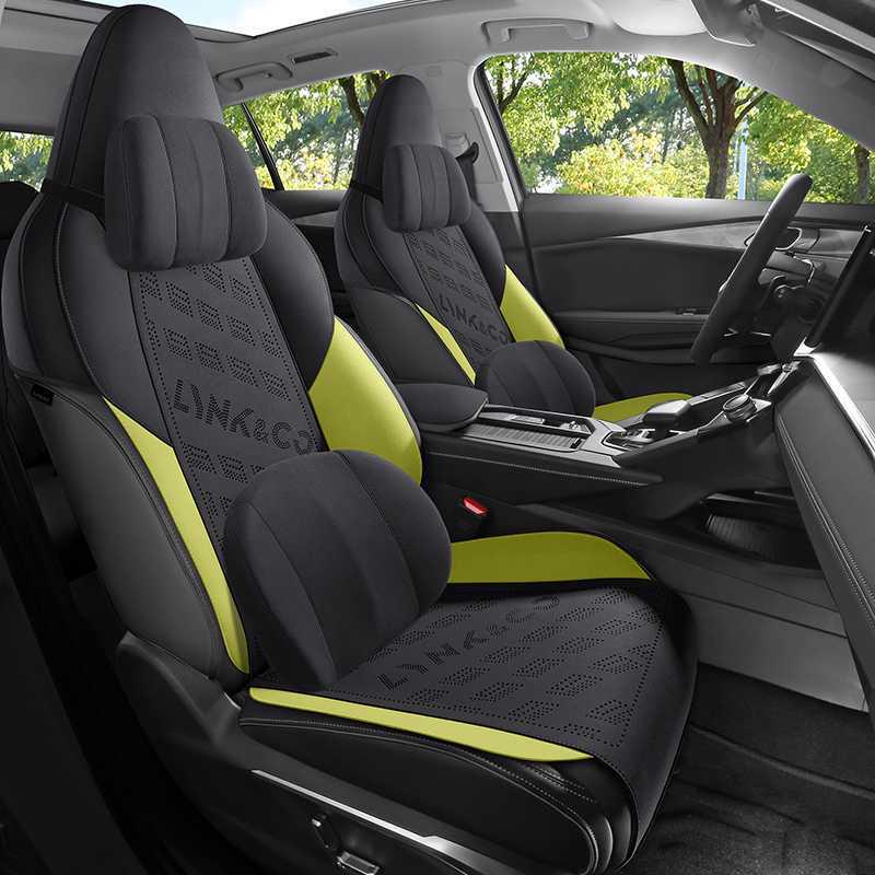 Suede All-Season Semi-Enclosed Saddle Seat Cushion for Lynk & Co 06