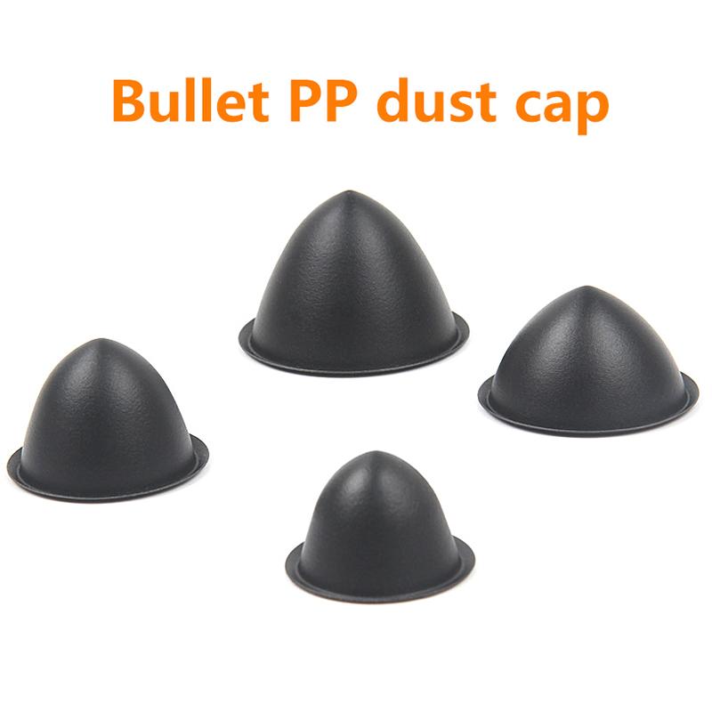 2 Pcs Speaker Dust Cover Pp Tip Coned Dust Caps Black Protective Sleeve Speaker Repair Parts Accessories