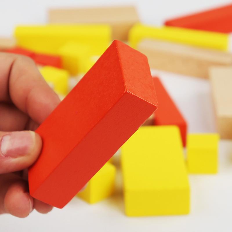 Wooden Geometric Logic Blocks: Interactive Parent-Child Brain Puzzle Toy