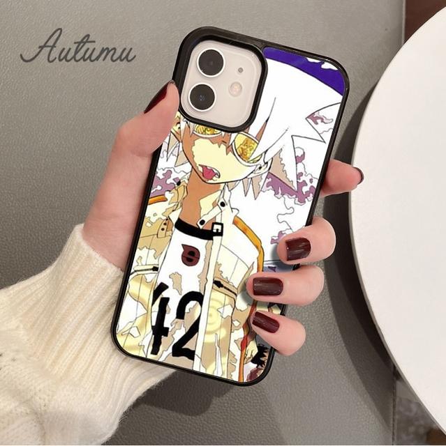 SOUL EATER Phone Case for iPhone 11 12 13 14 Pro Max Mini X XR XS SE 2020 5 6S 7 8 Plus Samsung Galaxy S21 S22 Cover Shell