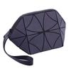 Borsa per Cosmetici a Strisce Geometriche Lucida Borsa Pieghevole per la Conservazione Borsa Organizer Portatile da Viaggio per il Trucco